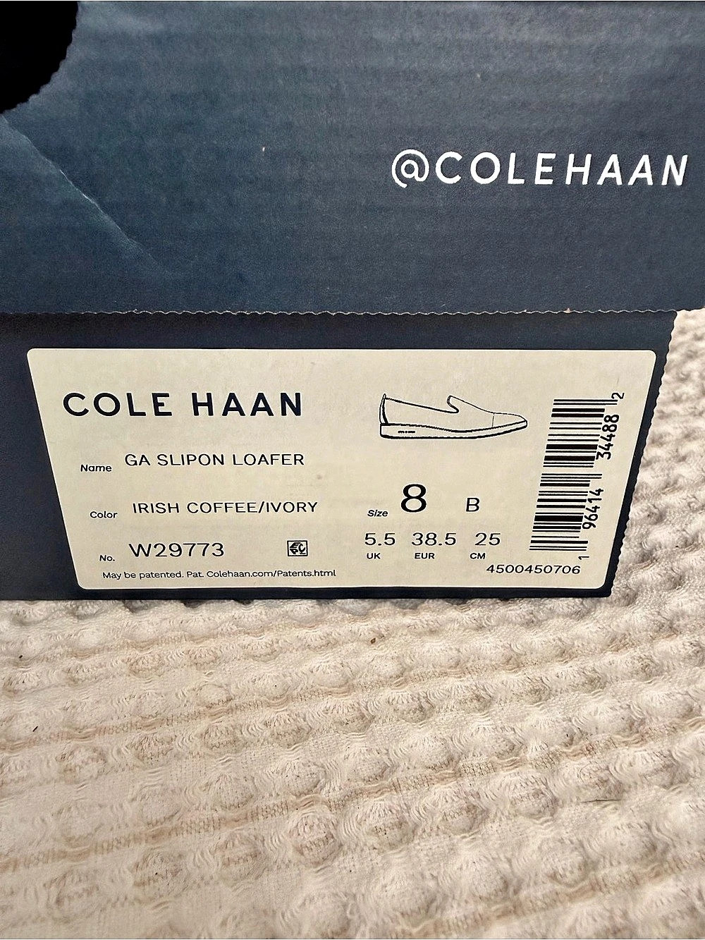 Cole Haan Women’s GA Slip-On Loafer Irish Coffee/Ivory US 8 B - Picture 5 of 5